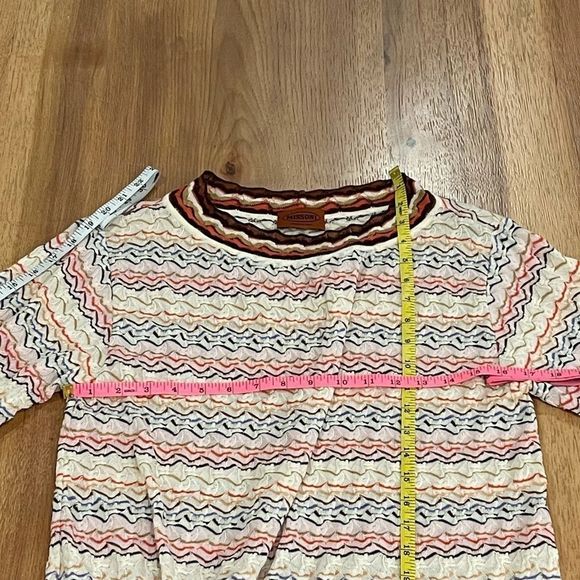 Missoni Zigzag VTG Italian Open Knit Sweater - M - Picture 8 of 9